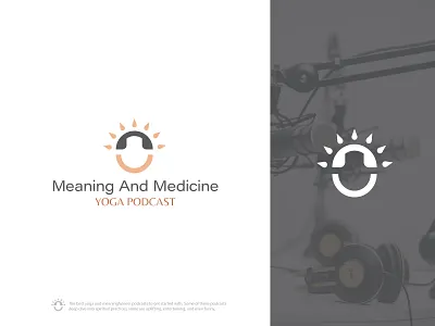 Yoga Podcast adobe illustrator brand branding design graphic design graphic designer iconic logo logo logo design logo designer logo mark minimal logo pictorial logo podcast logo sun logo vector vector logo yoga yoga logo yoga podcast