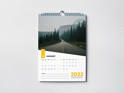 2023 12 page calendar design template 2023 calendar agency business calendar calendar design colorful company corporate date design desk calenda minimal modern new year office print professional school wall calendar week