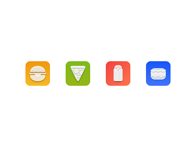 Food from Soft Glass Icons Set clean icons design fastfood figma food glassmorphism icondesign iconography icons softglass ui icons uidesign user interface icons vector
