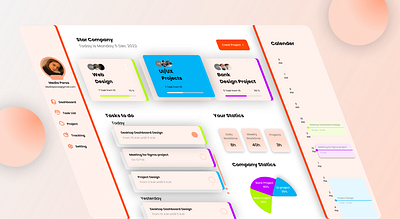 Company Dashboard branding concept dashboard dashboard design design ui uiux ux