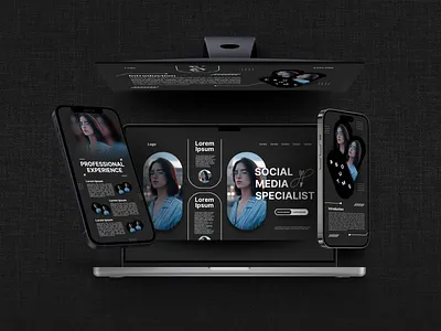 Website Portfolio design graphic design mockup website portfolio website template