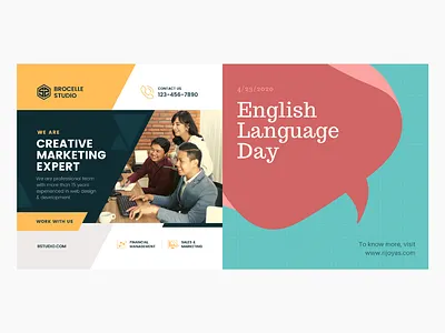 Brocelle Studio branding design graphic design illustration logo social media post typography