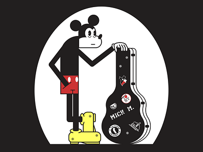 The Troubadour folkmusic illustraion illustration illustration art illustration digital illustrations mickeymouse minimalist seattle troubadour