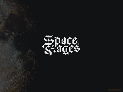 wip: Space & Ages ages branding cosmic english font graphic design logo old script space typography urban zilux