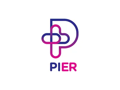 Pier - Medical Company - for Sale 2022 blue branding capsule christian cross gradient heart ldk le dang khoa line logo medicine p pier pink proposal saigon vietnam