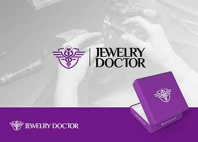 Jewelry Doctor brand branding design graphic design jewelry logo vector