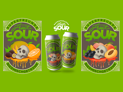 SUPERFREUNDE FRUIT SOUR beer craftbeer label superfreunde