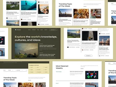 Macalur - Article Landing Page #Animation article