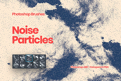 Noise Particle Photoshop Brushes branding brush design graphic design logo