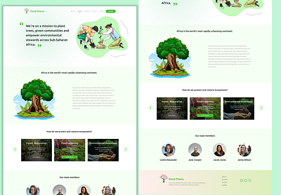 Plant Website UI/UX Design app landing page plant ui plant website plant website ui design tree plant ui tree plant website tree website ui ui ux uiux ux web ui