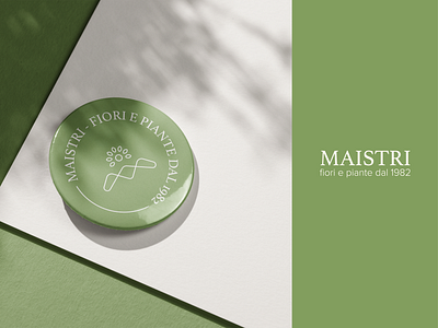 Floricoltura Maistri - Logo Redesign Proposal branding design flower logo graphic design green green logo identity logo logo design m logo nursery nursery logo plants plants logo typography typography logo vector
