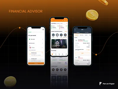 Fintech Company UI Design app branding design fintech graphic design illustration logo penonpaper ui ui design ui ux uidesign website