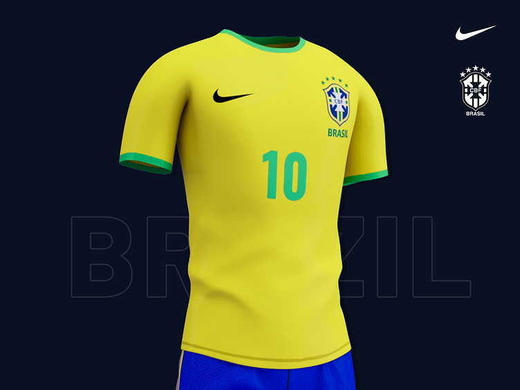 Brazil Team Jersey - FIFA World Cup Football Kit by MQoS UI/UX for