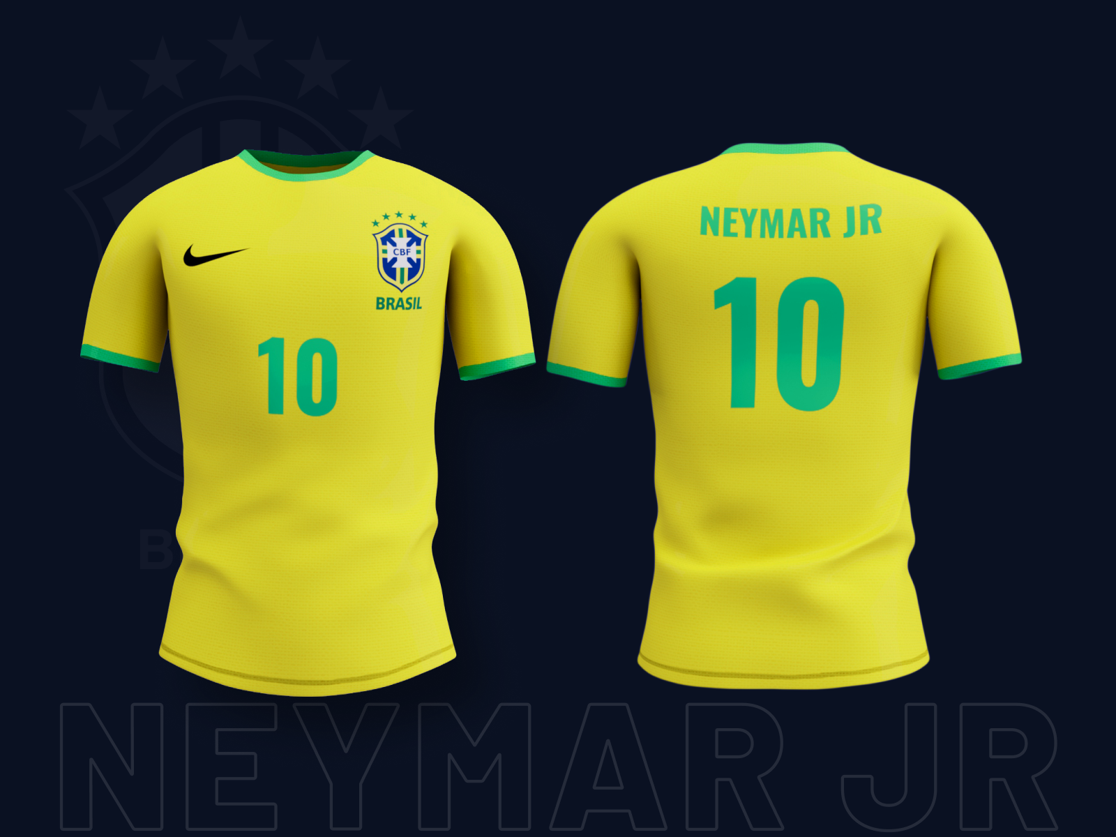 Brazil Team Jersey - FIFA World Cup Football Kit by MQoS UI/UX for