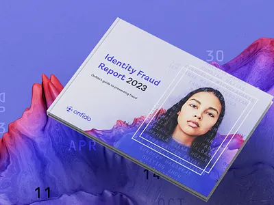 Identity Fraud Report branding graphic design