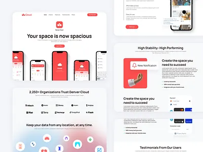 Denver - App Website Template about animation app apps branding card cards data features graphic design header icon loader loading logo motion graphics ui ux weather website