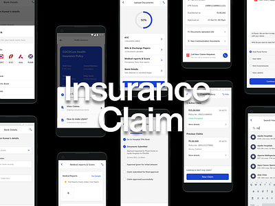 Navi Health Insurance Claim cashless design digital claim digital claims health insurance health insurance claim indian claims indian insurance indian insurance claim insur tech insurance mobile mobile design navi navi design reimbursement ui ux