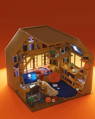 Comfort Zone 3d branding motion graphics