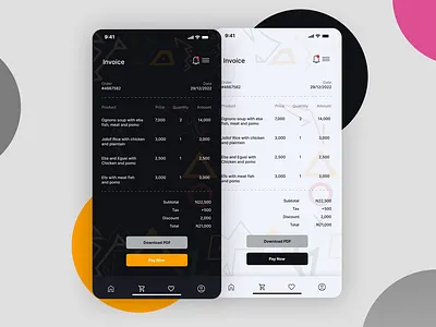 Day #46 - Invoice app branding dailyui design designer graphic design illustration logo typography ui
