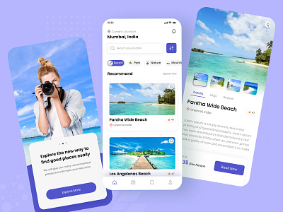 Travel App Interface Design app app design booking app guide hotel interface mobile app tour tour book tourist tourist spot travel travel agency travel app ui design ux ux design wireframe wireframe design wireframe interface