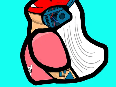 Free bot woman app branding design graphic design icon illustration logo motion graphics