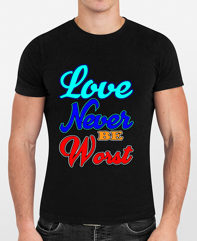 Black typography t shirt 3d branding design graphic design illustration logo typography ui ux vector