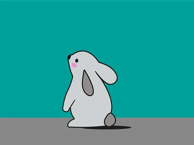 RABBIT adobe artist brand branding creative design illustration logo ui vector