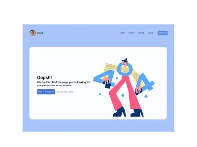 Error Page UI design #DailyUI 008 design ui