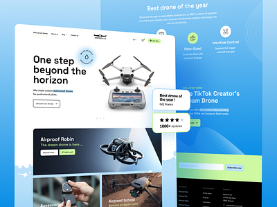 Airproof | Website Design belgium blue design desktop drones green minimalist modern odoo ui ux water web website