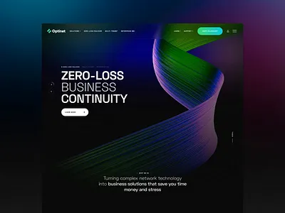 Optinet - Final Branding 3d art direction branding dark fibre glow hue interface logo minimal mobile render startup tech technology ui visual identity webgl website