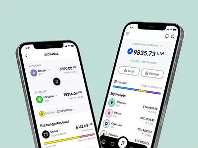 Fintech App Design | Crypto Wallet animation app app design app ui banking app bitcoin blockchain crypto crypto app crypto wallet fintech fintech app mobile mobile app mobile app design mobile ui ui ux wallet wallet app