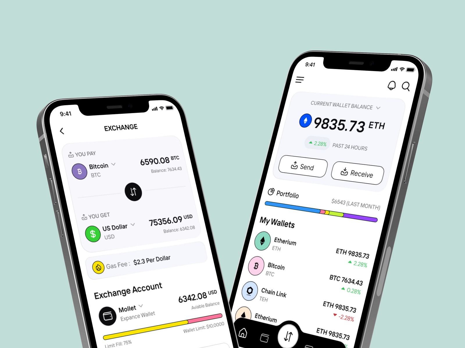 Coinze Crypto Wallet App by Musemind Mobile for Musemind - UX/UI Design ...