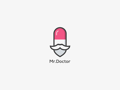 Mr. Doctor logo design. medicine specialist logo app apps logo branding clinic logo design doctor logo gradient logo graphic design health care logo health logo hospital illustration logo logo design medical medicine pharmacy typography ux wellness