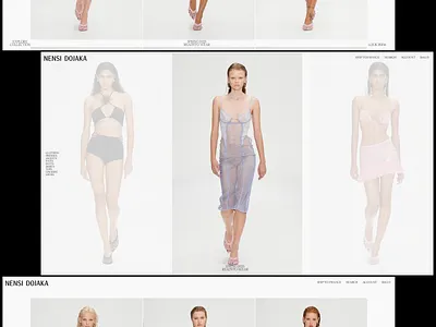 Nensi Dojaka Concept Expl 04 concept design layout typogaphy ui ux web website