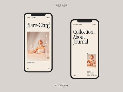 Blare & Clarg — 01 clean design e comerce e commerce e shop ecommerce editorial interface layout minimal mobile shop store typography ui ux web web design website whitespace