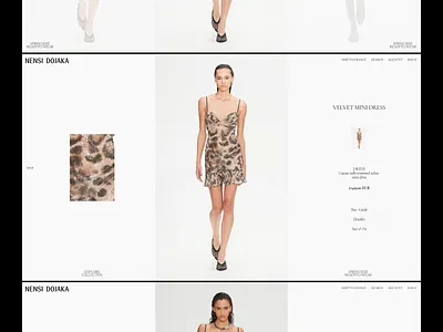 Nensi Dojaka Concept Expl 02 concept design layout typogaphy ui ux web website