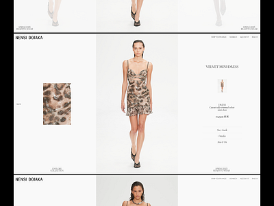 Nensi Dojaka Concept Expl 02 concept design layout typogaphy ui ux web website