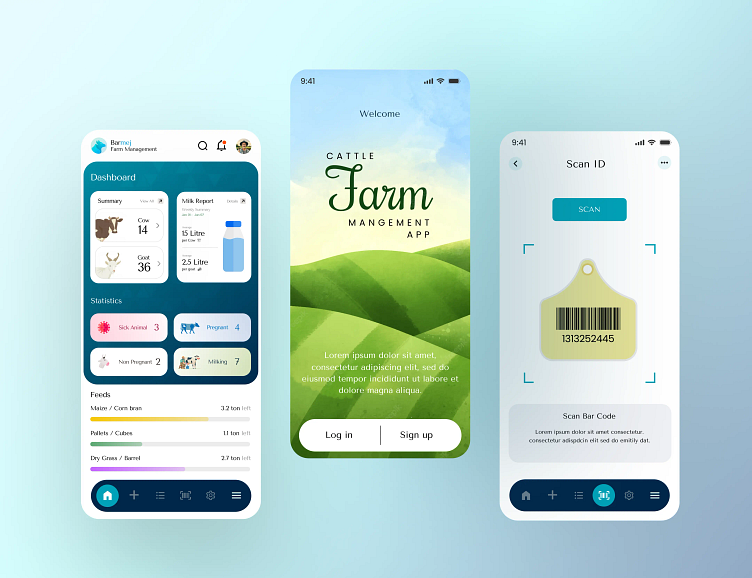 Cattle Management App by Haris Husain on Dribbble