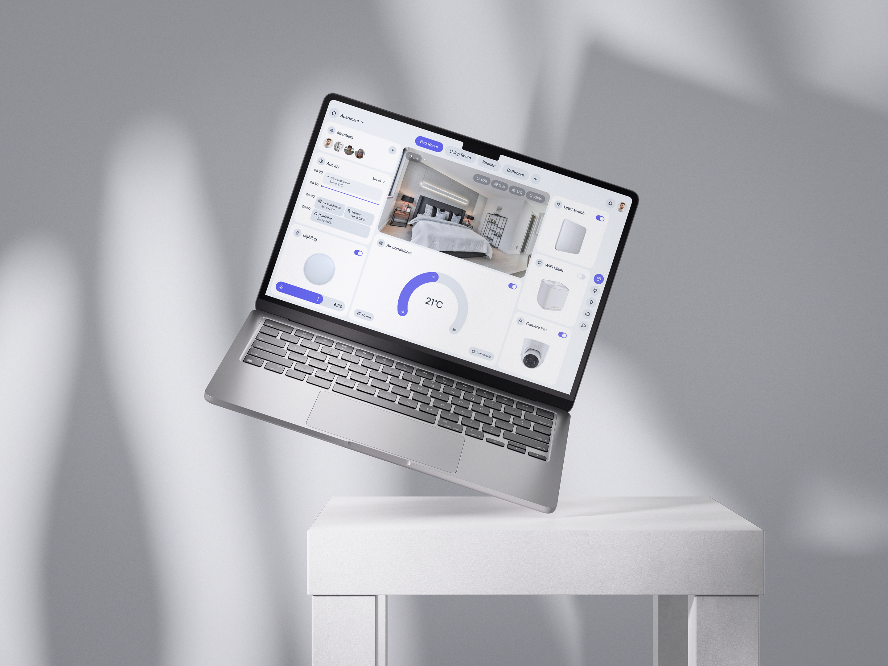Smat Home Dashboard - SaaS UX UI Design app dashboard design home saas site smart ui ux