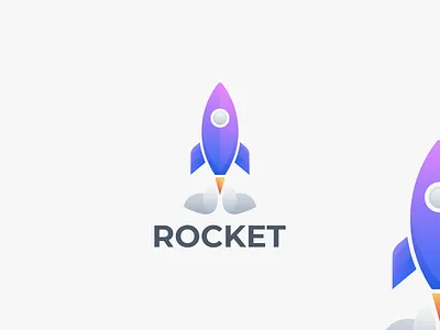 ROCKET branding design graphic design icon logo rocket rocket coloring rocket logo