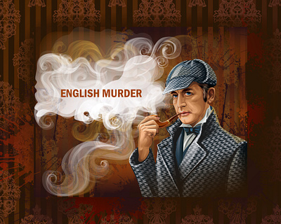 English Murder collection detectiv freelance game holms quest sherlock vector