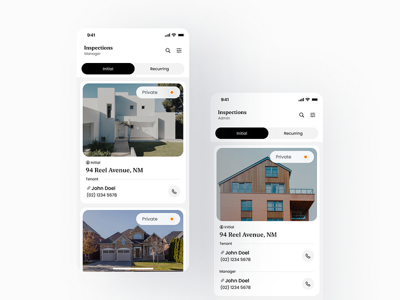 Property management app 🏡 app ar app branding design illustration logo mobile app mobile application ui ux