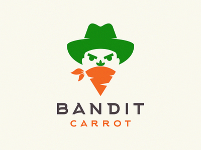 Bandit Carrot bandit carrot logo vegan