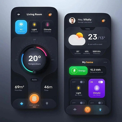 Weather ☁️✨ App Design dribble graphic design illinoisan pro design ui ui design ui designer ui ux ui ux designer