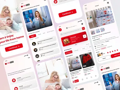 Ozil Mart e-Commerce app UI app design branding design e commerce app ecommerce graphic design ui