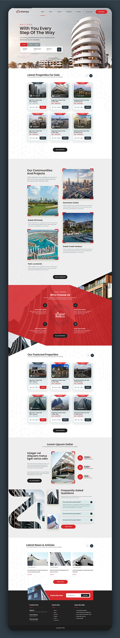 Real-estate 3d animation branding graphic design logo motion graphics ui