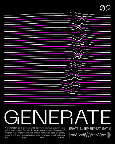 Generate Digital Poster animated poster