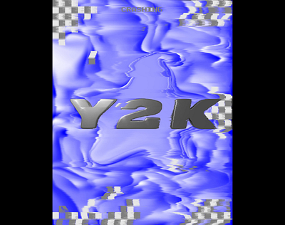 Y2K Digital Poster animated poster y2k