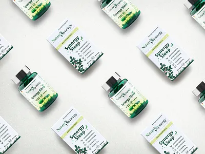 Nature's Synergy logo&package design design food supplement graphic design logo package design