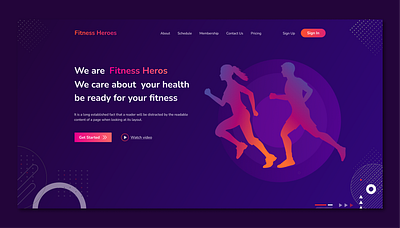 Fitness Website UI/UX Design exercise ui page figma fitness fitness website landing page ui ux webpage website design zym website